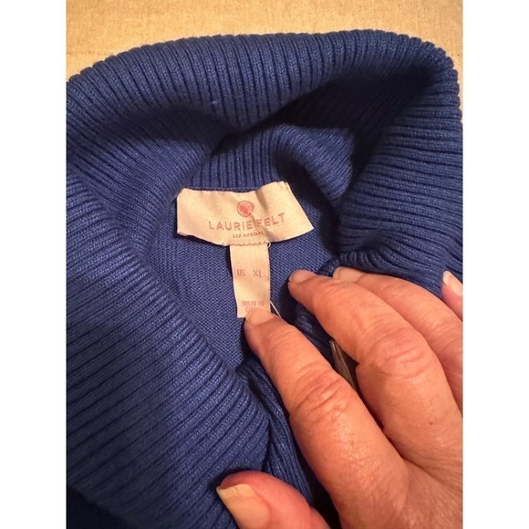 Laurie Felt Turtleneck Sweater with Braided Trim - Picture 8 of 8